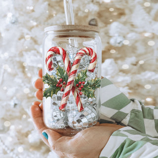 Candy Cane Holly 17oz