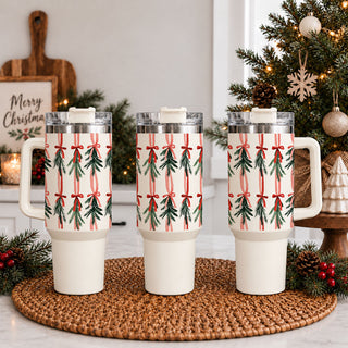 pretty Christmas tumbler with pine branches
festive red ribbon holiday cup
holiday tumbler with soft pink ribbon design
Christmas cup with decorative greenery
winter evergreen tumbler for women
festive bow drink cup with handle
Christmas pine branch tumbler
holiday ribbon print 40 ounce tumbler
botanical Christmas travel mug
decorative Christmas tumbler for women
holiday tumbler with classic ribbon details
Christmas greenery cup for coffee lovers
winter holiday drinkware with bows
