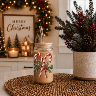 Candy Cane Holly 17oz