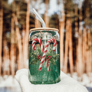 Candy Cane Holly 17oz
