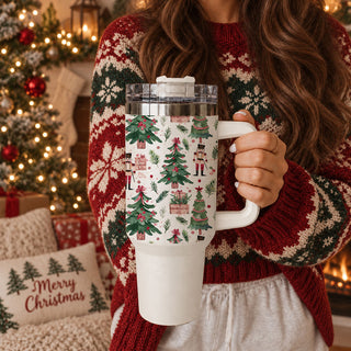 Christmas tumbler with nutcracker soldier guards
soldier and tree Christmas pattern tumbler
nutcracker Christmas pattern cup
repeating nutcracker holiday tumbler design
illustrated nutcracker Christmas tumbler
watercolor nutcracker holiday tumbler
nutcracker Christmas cup
hand painted style nutcracker holiday drinkware
whimsical Christmas soldier illustration tumbler
storybook nutcracker Christmas tumbler
classic Christmas toy soldier artwork tumbler
decorative nutcracker pattern travel cup 40oz