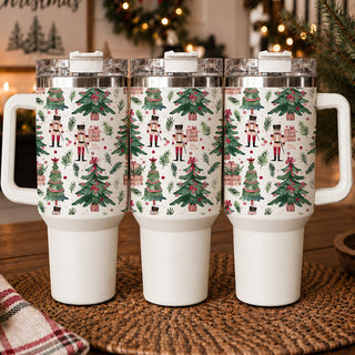 Christmas tree and soldier cup with handle
nutcracker holiday tumbler with gift pattern
Christmas cup for nutcracker decor lover
nutcracker soldier gift tumbler for women
toy soldier Christmas gift for her
holiday drinkware for nutcracker collector
nutcracker themed Christmas gift for mom
festive soldier Christmas gift for sister
Christmas tumbler gift for nutcracker fan
holiday gift for Nutcracker ballet lover
nutcracker inspired Christmas present
Christmas gift with toy soldier theme
pink green nutcracker