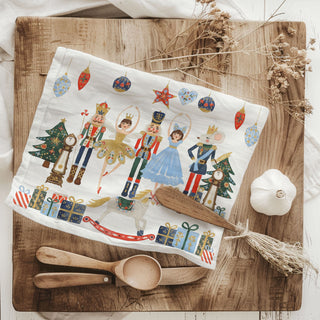 absorbent flour sack christmas kitchen towel nutcracker
decorative and functional christmas dish towel
holiday towel for baking and kitchen use festive design
cotton christmas dish towel soft and durable