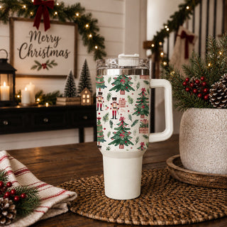 colorful nutcracker Christmas cup
pink green Christmas drinkware with nutcrackers
festive Christmas tree tumbler with soldiers
nutcracker Christmas kitchen tumbler
Christmas kitchen drinkware with nutcracker design
holiday kitchen gift for nutcracker lover
Christmas tumbler for nutcracker decor lovers
nutcracker decor inspired holiday tumbler
Christmas soldier decor inspired drinkware
nutcracker Christmas home decor tumbler
holiday tumbler inspired by classic nutcracker decor
nutcracker and present holiday 