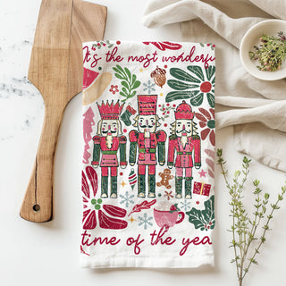 shabby chic christmas kitchen decor towel
vintage holiday kitchen towel aesthetic
whimsical nutcracker kitchen towel decor
cottagecore christmas kitchen towel
soft vintage christmas decor kitchen towel