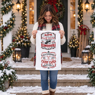 neutral farmhouse christmas decor kitchen towel
rustic vintage christmas kitchen towel decor
christmas kitchen towel gift vintage style
holiday hostess gift farmhouse kitchen towel
unique christmas gift kitchen decor towel
giftable christmas dish towel vintage design
stocking stuffer christmas kitchen towel
