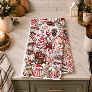 Candy Cane Christmas Kitchen Towels – Cute Holiday Dish Towel, Peppermint Gingerbread Decor, Festive Tea Towel Gift for Women
festive candy cane kitchen towel gift for women holiday decor
christmas candy towel kitchen decor
red white christmas towel for kitchen
holiday candy cane towel for baking
candy cane christmas kitchen towel on wooden board kitchen styling
peppermint holiday dish towel detail red white christmas design
christmas kitchen towel decor in festive holiday home setting