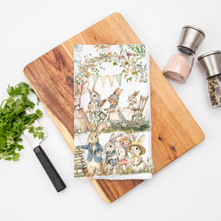 Watercolor storybook bunny towel vintage spring design
Victorian bunny kitchen towel Peter Rabbit farmhouse
Vintage Easter storybook bunny dish towel watercolor
Beatrix Potter bunny kitchen towel spring cottage style