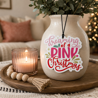 Pink Christmas Freshie
