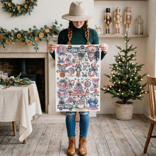 holiday towel with vintage Christmas characters
holiday towel with whimsical Christmas print
Christmas kitchen towel with detailed illustrations
decorative holiday towel with vintage art
pink Christmas tea towel with ornaments
blue Christmas tea towel with bows
pink and navy Christmas kitchen towel
pink navy holiday kitchen decor
blush blue Christmas kitchen towel
blush and navy Christmas decor
pink white blue Christmas towel
pastel pink blue Christmas decor
unique pink Christmas towel
unique Christmas kitc