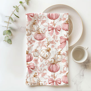 pink pumpkin and vine towel for elegant autumn home
soft blush pumpkin towel for boho fall living room décor
pink pumpkin cotton towel perfect for fall bridal shower gift
pink pumpkin autumn kitchen towel cute fancy