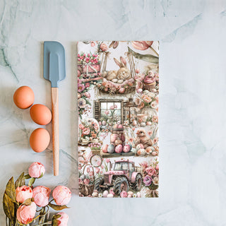 Shabby chic pink bunny kitchen towel rose garden cottage style
Cottagecore aesthetic bunny dish towel pink pumpkin Easter spring
Romantic pink bunny kitchen towel vintage cottage watercolor art
English cottage bunny towel dusty rose garden farmhouse Easter