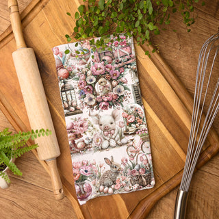 Shabby chic cottage bunny kitchen towel pink rose
Victorian rose bunny towel dusty pink cottage Easter
Cottagecore pink cottage bunny kitchen towel watercolor
English shabby chic bunny dish towel blush pink spring