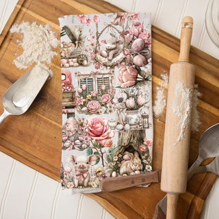 Shabby cottage pink bunny kitchen towel rose watercolor
Cottagecore Victorian bunny towel blush pink farmhouse
English garden pink bunny kitchen towel cottage Easter
Romantic blush bunny dish towel vintage cottage spring