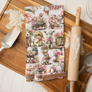 Victorian cottage pink bunny kitchen towel rose farmhouse
English cottage bunny towel dusty pink rose garden Easter
Romantic pink bunny kitchen towel vintage cottage spring
Shabby farmhouse bunny dish towel blush pink cottage