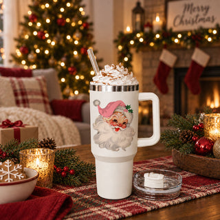 Christmas travel cup with handle
large Christmas tumbler with handle
oversized Christmas tumbler for women
reusable Christmas tumbler
Christmas cup with lid and handle
festive holiday travel tumbler
40 ounce holiday tumbler
40oz Santa travel cup
large pink Santa Christmas cup
Christmas hydration tumbler
festive winter tumbler
Christmas morning coffee tumbler
holiday coffee lover gift
Christmas iced coffee gift
Santa tumbler for coffee lover
Christmas tumbler for tea lover
holiday drinkware gift for her 40oz