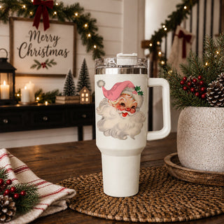 vintage Santa Claus coffee tumbler
pink Santa iced coffee cup for Christmas
Christmas drinkware with retro Santa artwork
vintage Santa face holiday gift
pink Santa Christmas accessory
retro Christmas Santa drink cup
nostalgic Christmas tumbler for women
vintage holiday Santa cup for her
soft pink Santa Christmas drinkware
feminine retro holiday tumbler
pink Santa seasonal travel cup
retro Santa Claus reusable tumbler
vintage Christmas character tumbler
classic holiday Santa cup with handle
pink Santa Claus 