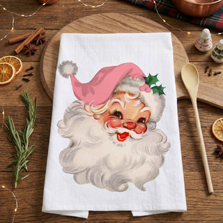 christmas kitchen towel gift for mom
funny santa tea towel holiday gift idea
unique christmas gift kitchen decor towel
stocking stuffer kitchen towel christmas
holiday hostess gift vintage santa towel
giftable christmas dish towel retro santa
