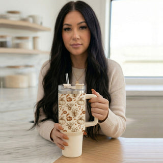 pumpkin tumbler for cozy mornings
autumn pumpkin botanical tumbler
warm cozy pumpkin aesthetic cup
warm beige pumpkin cup
pumpkin coffee station cup
cozy autumn hydration tumbler
neutral pumpkin gift for coffee lovers
pumpkin tumbler aesthetic for fall gift ideas modern