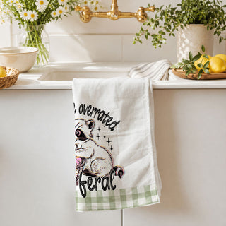 Feral friend gift Easter dish towel raccoon humor
Wildlife lover kitchen towel Easter
Gingham border raccoon kitchen towel Easter eggs funny
Sage green gingham Easter dish towel raccoon humor
Tan gingham raccoon kitchen towel Easter funny spring
