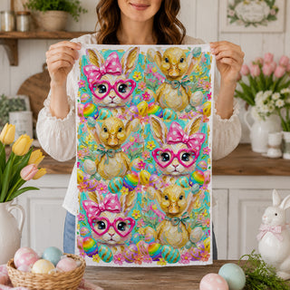 Easter Sunday kitchen towel
Easter morning decor towel
spring holiday kitchen towel
Easter celebration decor
spring celebration towel
cheerful bunny decor towel
adorable Easter tea towel
sweet spring bunny towel
pink and pastel Easter kitchen towel
aqua pink Easter decor towel
colorful bunny rabbit kitchen accessory
duckling kitchen accessory for spring
Easter decor towel with tulips
spring towel styled with tulips
Easter towel with bunny figurine styling
colorful Easter towel lifestyle photo