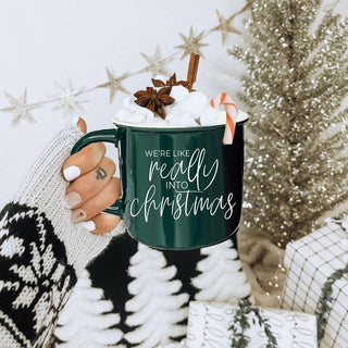 Perfect for Holiday Drinks: Enjoy coffee, tea, peppermint mochas, hot cocoa, and all your favorite cozy winter beverages.

Christmas Coffee Bar Essential: A charming addition to your holiday coffee station, farmhouse Christmas kitchen, or festive hot cocoa bar.