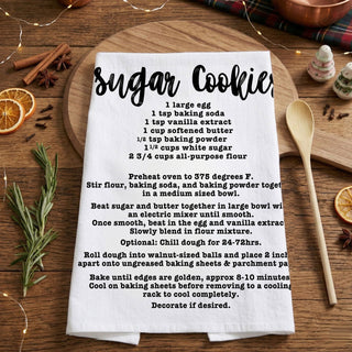 giftable kitchen towel with recipe christmas
stocking stuffer for baker kitchen towel recipe
small christmas gift baking kitchen towel
christmas gift for home cook kitchen towel
thoughtful christmas gift recipe kitchen towel