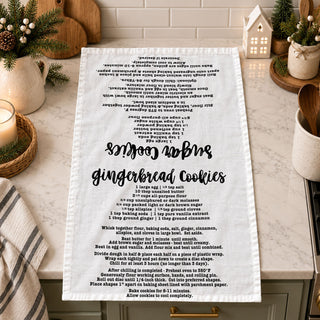 cozy winter baking kitchen towel christmas recipe
holiday baking season kitchen towel recipe decor
christmas morning baking kitchen towel aesthetic
winter home baking decor kitchen towel