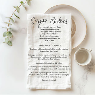 christmas kitchen towel unusual baking accessory
festive towel unique christmas kitchen decor item
holiday baking towel creative gift for bakers
christmas towel with recipe printed for decor and use
novelty dish towel christmas baking theme