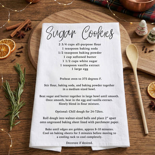 festive towel for christmas entertaining and baking
holiday baking towel for party prep and cookie trays
christmas kitchen towel for hosting cookie night
holiday towel for baking and serving guests desserts
festive kitchen towel for entertaining during holidays