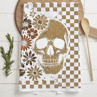 A unique neutral fall kitchen décor accent and fun boho Halloween gift for skull, ghost and retro fall lovers.
Neutral retro checkered Halloween kitchen towel
Wholesale Fall Kitchen Gifts
Wholesale Fall Kitchen Decorations