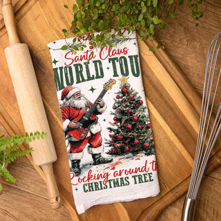 Christmas gift for dad who loves music towel
funny kitchen towel gift for husband Christmas
Christmas gift for boyfriend music lover decor
unique holiday gift for guitarist kitchen towel
funny Christmas gift for coworker music fan
Santa themed gift for music teacher Christmas