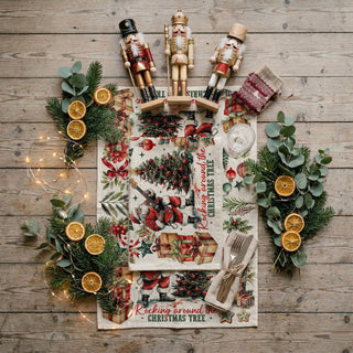 woman holding rock Santa Christmas kitchen towel
holiday kitchen towel displayed festive Santa decor
Christmas towel styled in modern farmhouse kitchen
Santa music towel lifestyle holiday home
festive kitchen towel Christmas Santa scene
early Christmas decor kitchen towel Santa
last minute Christmas gift kitchen towel music