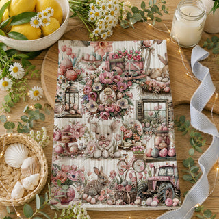 Wholesale Victorian cottage pink bunny kitchen towel rose farmhouse
English cottage bunny towel dusty pink rose garden Easter
Romantic pink bunny kitchen towel vintage cottage spring
Shabby farmhouse bunny dish towel blush pink cottage
