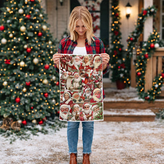 funny Christmas kitchen towel Santa humor
sarcastic Santa holiday dish towel
humorous Christmas kitchen towel gift
funny holiday kitchen decor towel Santa
Christmas towel with funny Santa faces