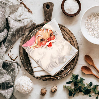 Vintage Pink Santa