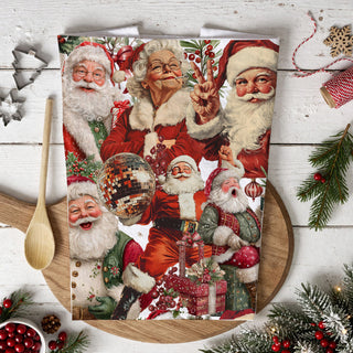 styled farmhouse Christmas kitchen towel
festive kitchen styling accessory towel
Christmas decor layering kitchen linen
cozy styled kitchen holiday towel
seasonal kitchen styling Santa towel