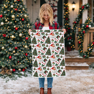 farmhouse christmas kitchen towel festive holiday decor
cozy christmas kitchen towel traditional holiday style
classic christmas decor kitchen towel festive home
vintage inspired christmas kitchen towel santa design
rustic holiday kitchen towel red green decor style