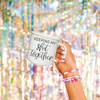 stressed but functioning humor mug
funny anxiety and stress coffee mug
sarcastic self care ceramic mug
office desk mug for overworked employees
funny gift mug for tired coworkers
burnout themed novelty coffee cup
humorous mug for busy working moms