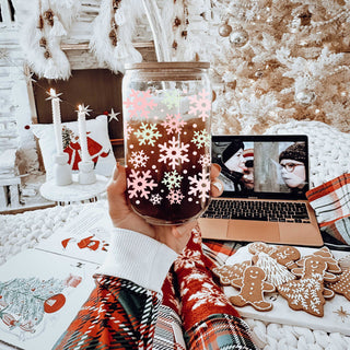 Pastel Snowflakes 17oz