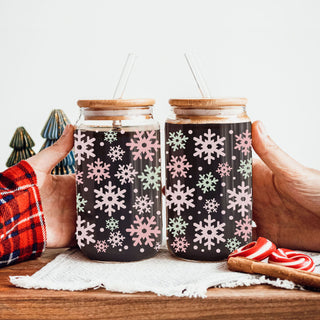 Pastel Snowflakes 17oz