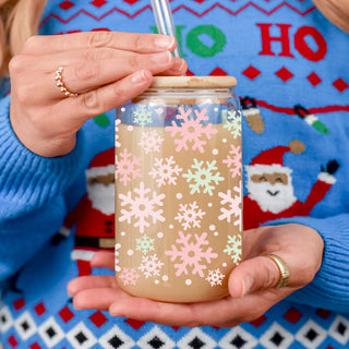 Pastel Snowflakes 17oz