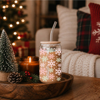 Pastel Snowflakes 17oz