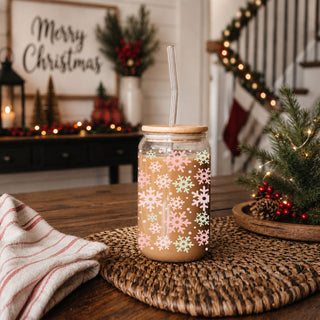 Pastel Snowflakes 17oz