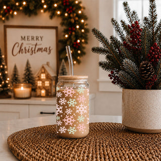 Pastel Snowflakes 17oz