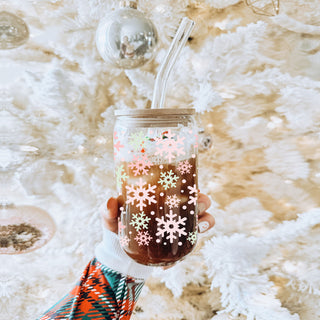 Pastel Snowflakes 17oz