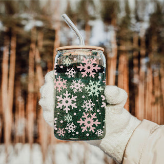Pastel Snowflakes 17oz
