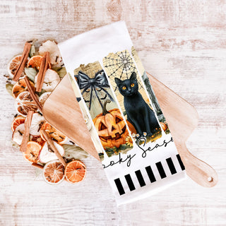 modern spooky season flour sack towel for apartment kitchen
ghost and pumpkin striped towel perfect for october décor
cute spooky season kitchen towel modern halloween décor
modern ghost and pumpkin towel cute halloween kitchen gift
stylish black cat halloween dish towel for chic kitchen