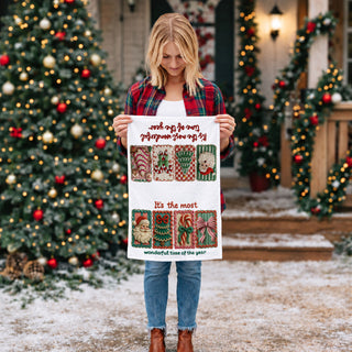 its the most wonderful time of the year kitchen towel
christmas quote kitchen towel holiday phrase decor
holiday saying kitchen towel vintage christmas quote
christmas lyric kitchen towel festive home decor
christmas phrase decor kitchen towel vintage style