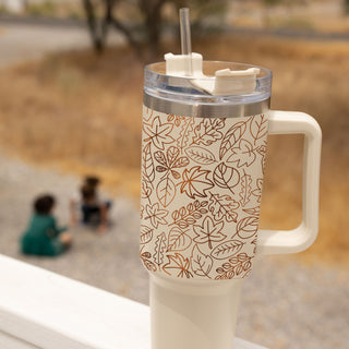 fall drinkware for women
trendy autumn tumbler cup
boho fall tumbler aesthetic
minimalist fall tumbler
neutral leaf tumbler design
fall leaves coffee tumbler
cute tumbler for pumpkin patch
autumn iced coffee tumbler
cozy girl fall tumbler
fall cup for teachers
